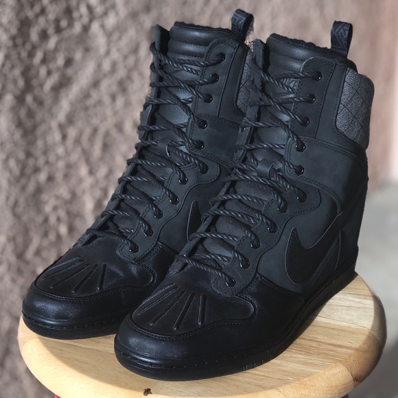 Nike Dunk Sky Hi Wedge SneakerBoot sz 11 - Picture 3 of 15